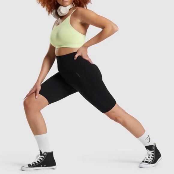 Gymshark Flex Cycling Shorts in‎ Black XS NWT in packaging - Picture 4 of 7